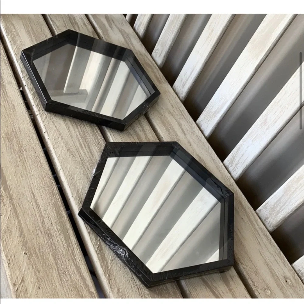 Hexagon Mirror Set (Black) 🪞🆕🪞